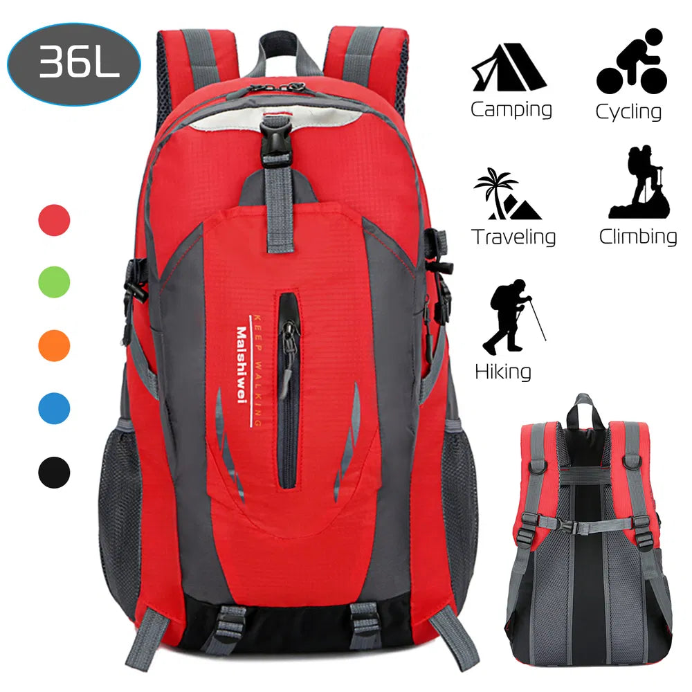 Sac à dos extérieur 36L Sac à dos étanche Knapsack de voyage pour la randonnée Camping Picnic Travel S