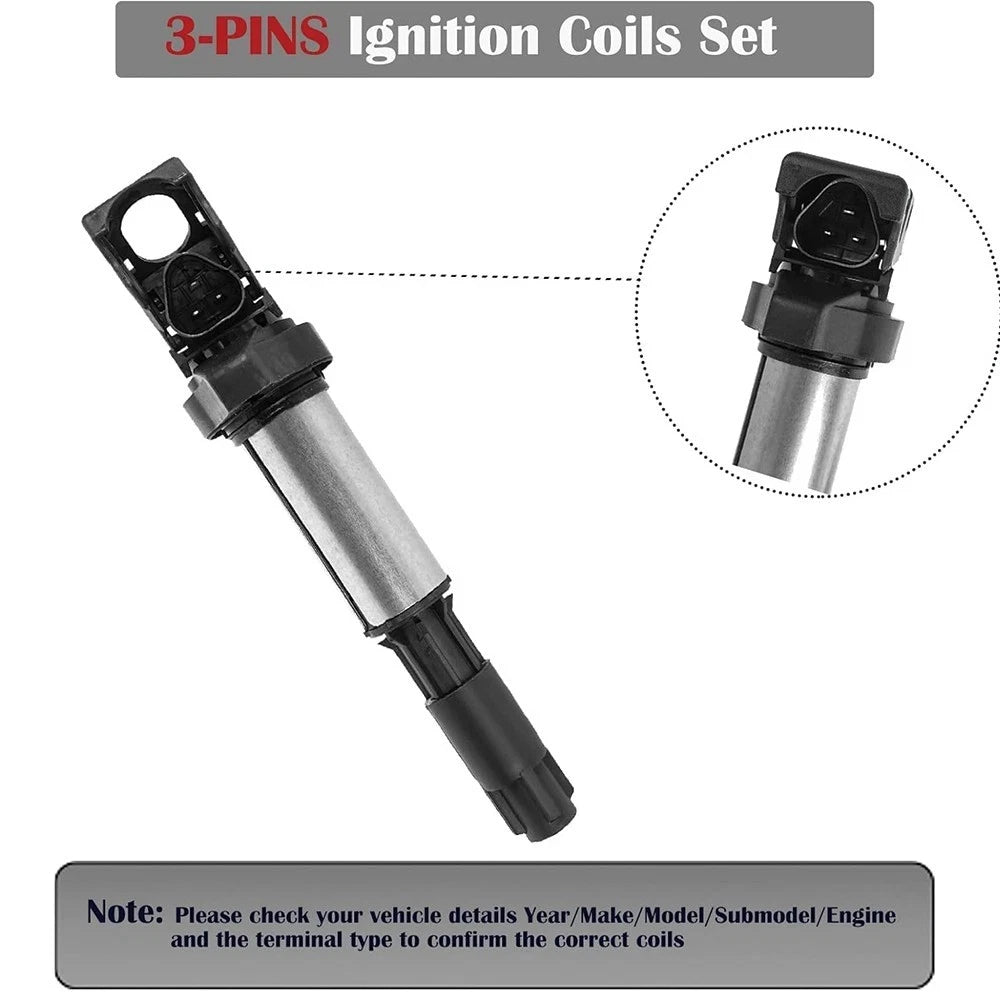 Boîte de bobine d'allumage 4PCS pour MINI R56 Cooper S OE 12137550012 Éliminer les incendies