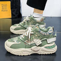 Chaussures de course casual hommes avec des semelles épaisses et des semelles antidérapantes