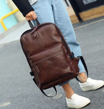 Sac à bandoulière homme PU sac à bandoulière sac étudiant ordinateur hommes sac marée