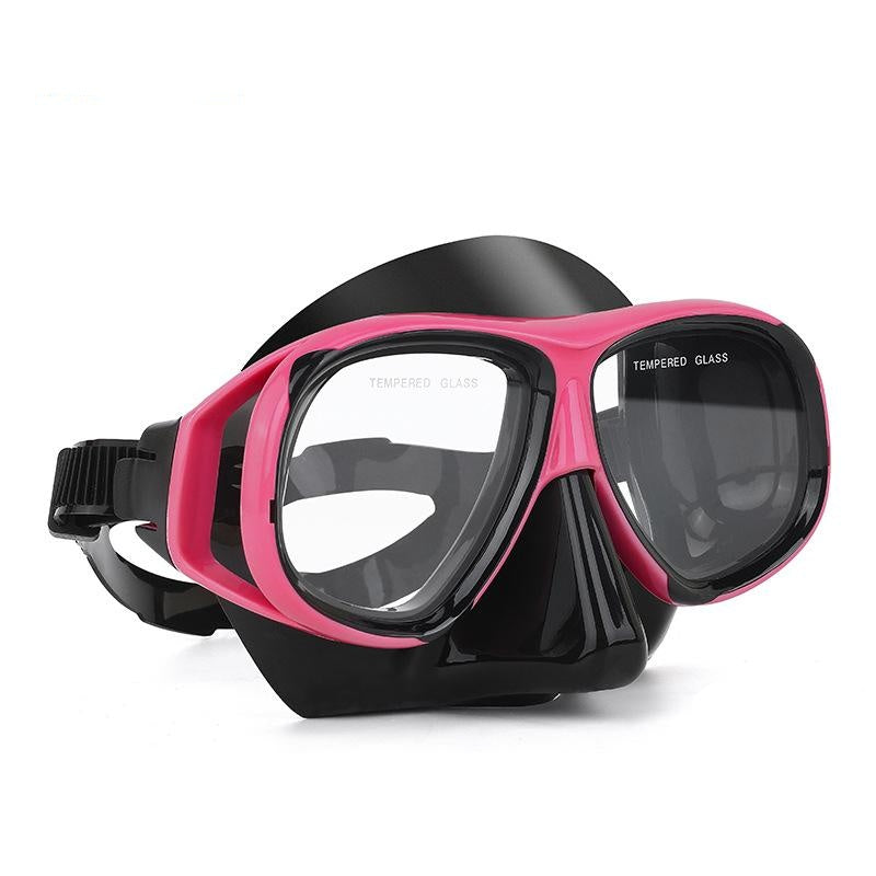 Masque de plongée et tuba sec avec option Myopia Availabl