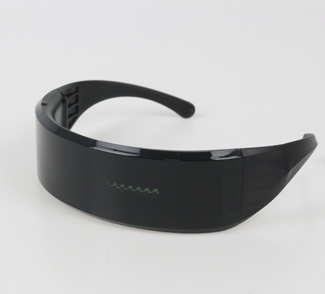 Lunettes d'affichage LED pour dj partie de musique