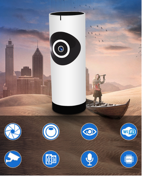 720P Caméra IP sans fil WiFi Baby Monitor