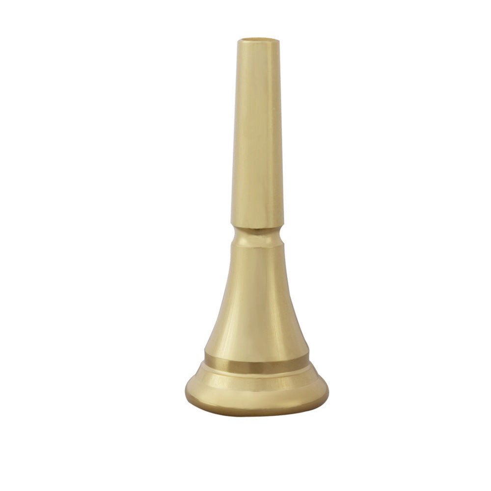 Laiton pur Rond Corne Or Argent Bouche