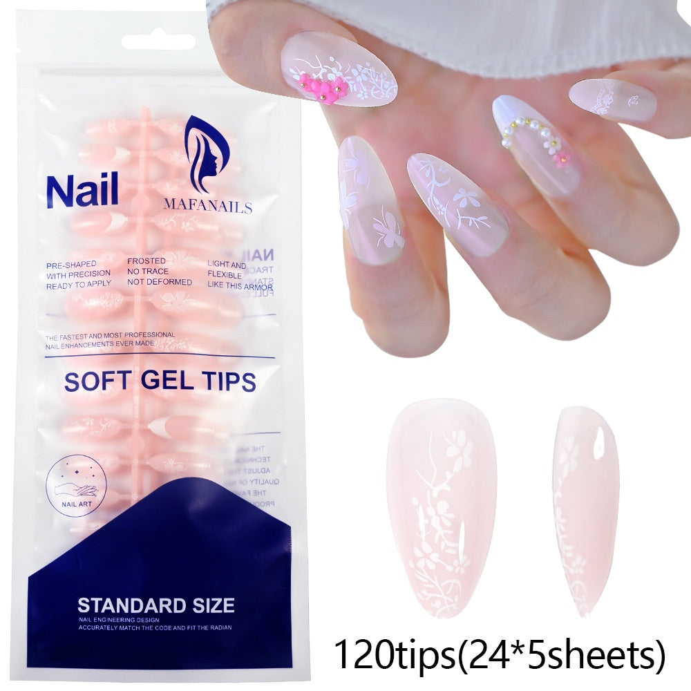 Sac de 120 pièces de conseils amovibles pour les ongles