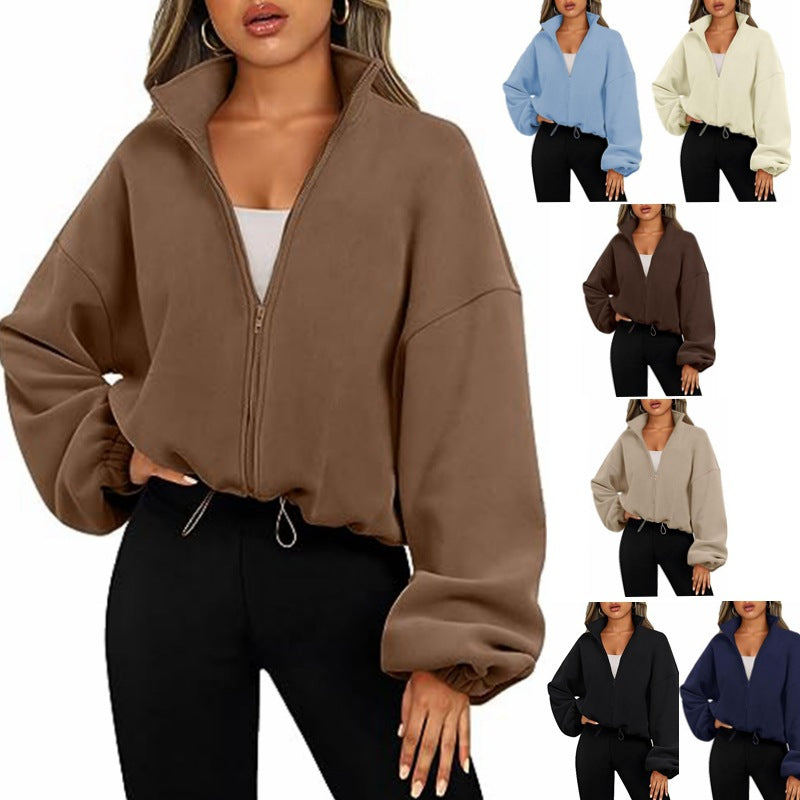 European And American Export Vêtements pour femmes Amazon populaire polaire polaire veste de sport St