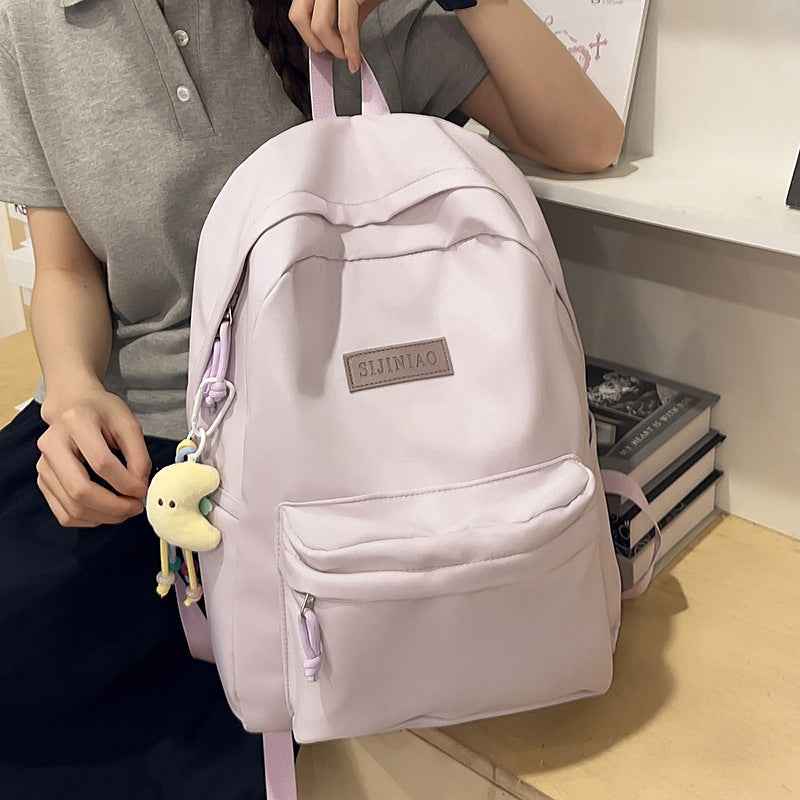 Sac à dos simple et polyvalent pour étudiants du collège