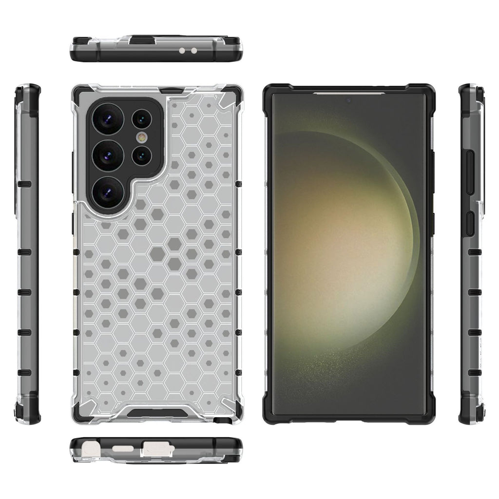 Honeycomb boîtier de protection téléphonique transparent
