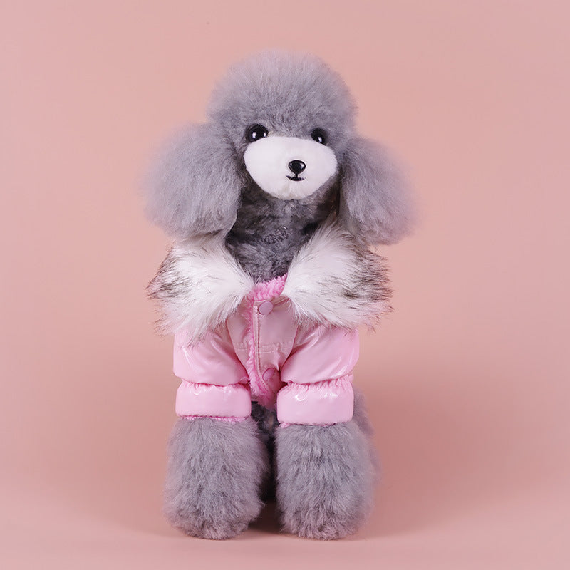 Chaud Pet Automne et hiver épaississant Puppy Down Veste