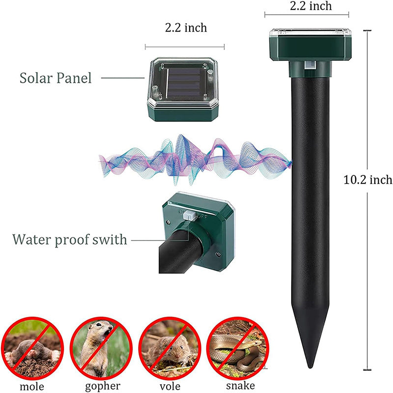 Parcours solaire avec lumières extérieur Mouse Expeller