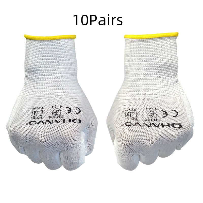 Gants enduits Pu Gants de travail résistants à l'usure