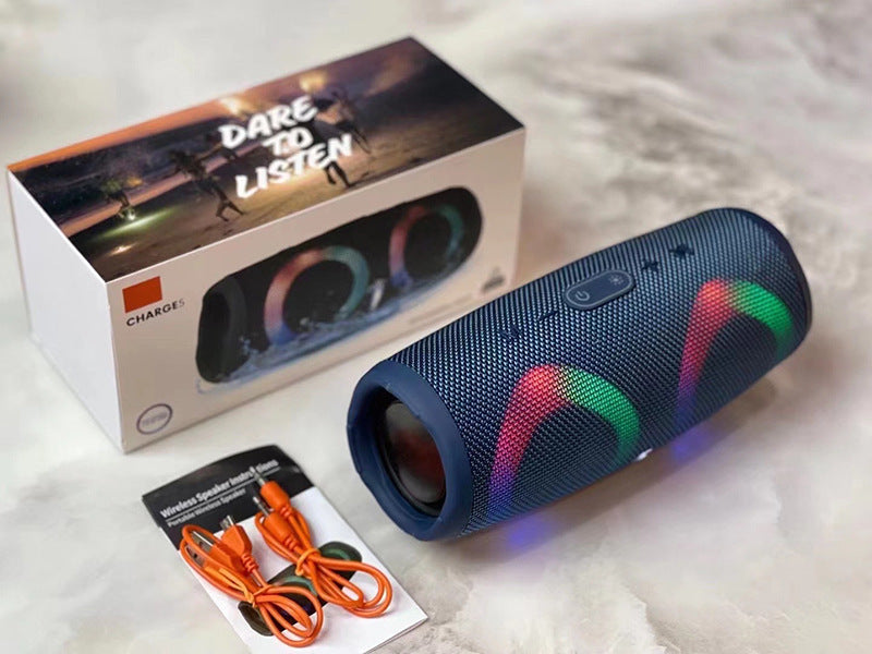 Subwoofer extérieur RGB lumière colorée petit haut-parleur