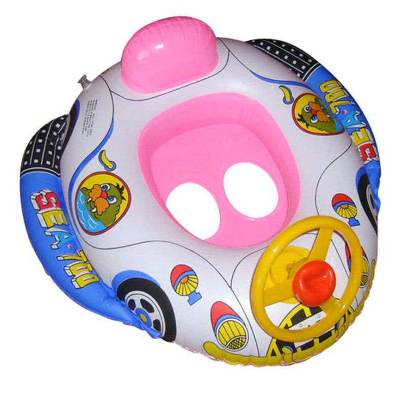 Marque et bébé Enfants Tout-petit Piscine Natation Siège Float Bateau Anneau FUN Dessins animés