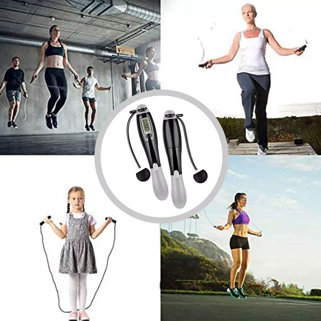Cordles sans corde à sauter Ropes écran intelligent avec pondéré pour le sport de fitness