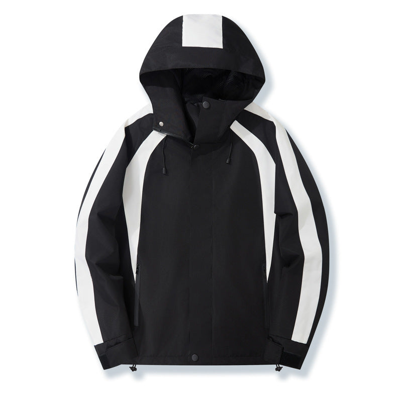 Veste à capuche Sport-Style Hommes Casual Outdoor imperméable