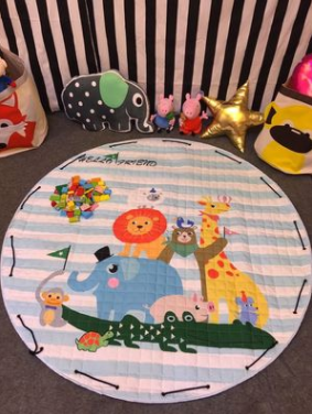 Modèles d'explosion Ins coton de stockage de voiture tapis de stockage tapis de jouet