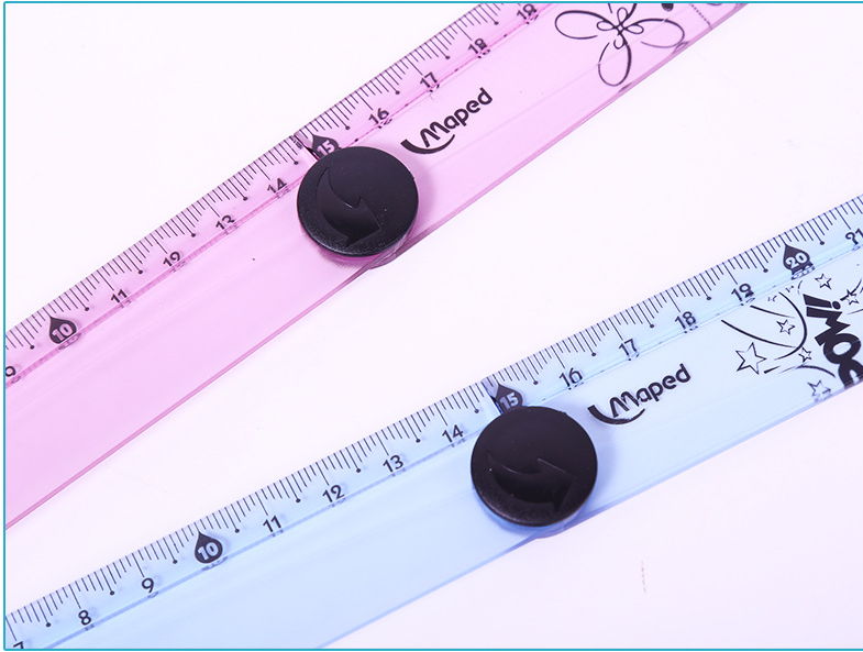 Règle déployante 30cm règle rotative élargie