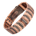 Rétro-chic Magnetic Therapy Bracelet en cuivre rouge Niche et Premium en cuivre pur