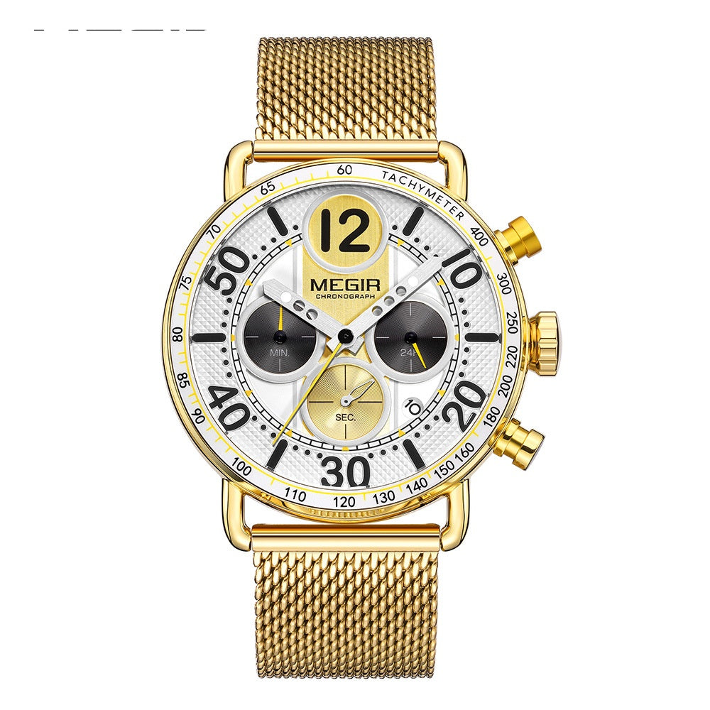 Montre Quartz pour hommes d'affaires mode