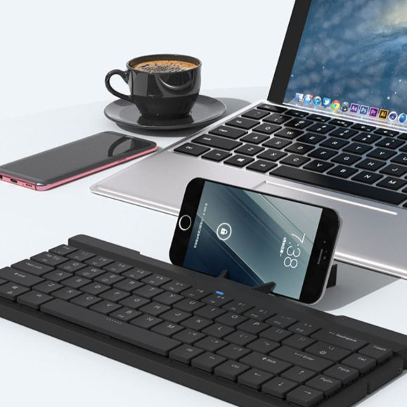 RK925 Bluetooth Clavier mécanique Basse Axis Ordinateur Tablette de téléphone cellulaire Universal Clavier