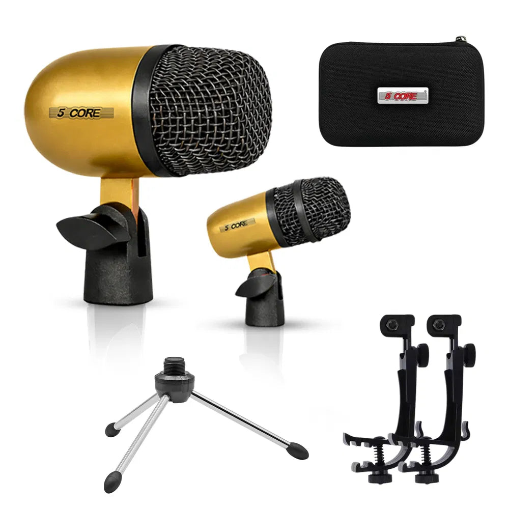 5 Core Conga Mic Snare Tom Set Professional XLR Cardioïde Condenseur Instrument Microphone K