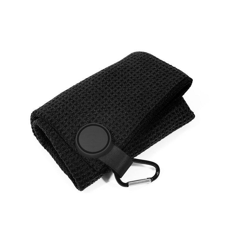 Serviette de golf magnétique ronde en microfibre
