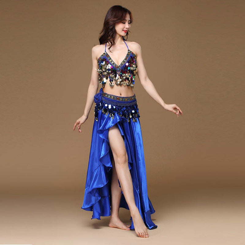 Danse Belly Performance Sexy Réunion annuelle indienne Étape Performance costume