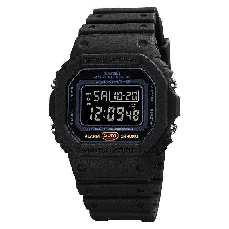 Montre électronique numérique Shockproof en plastique