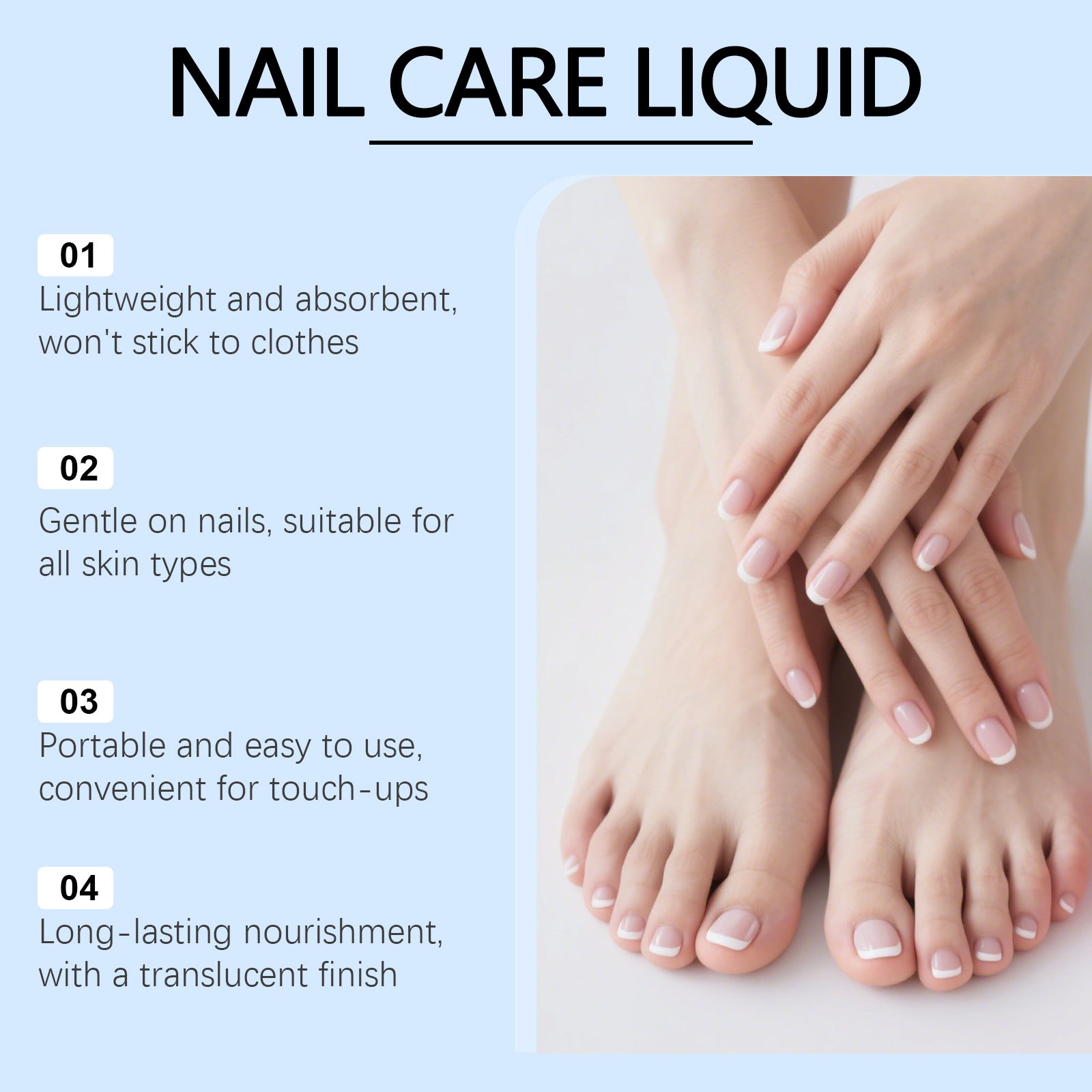 Liquide de soin des ongles