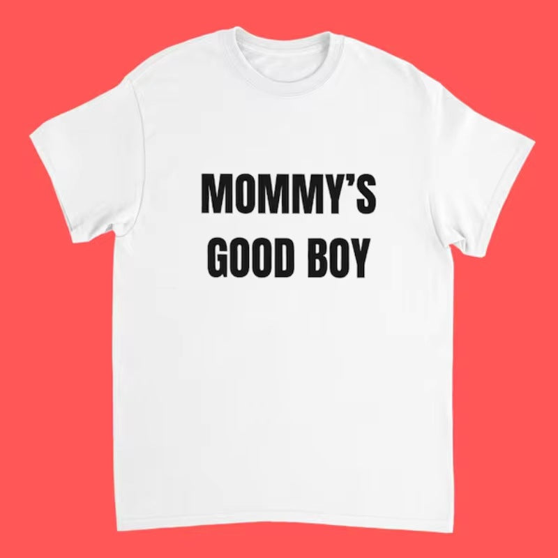 Bon garçon imprimé coton T-Shirt Designer-Style Niche Tee