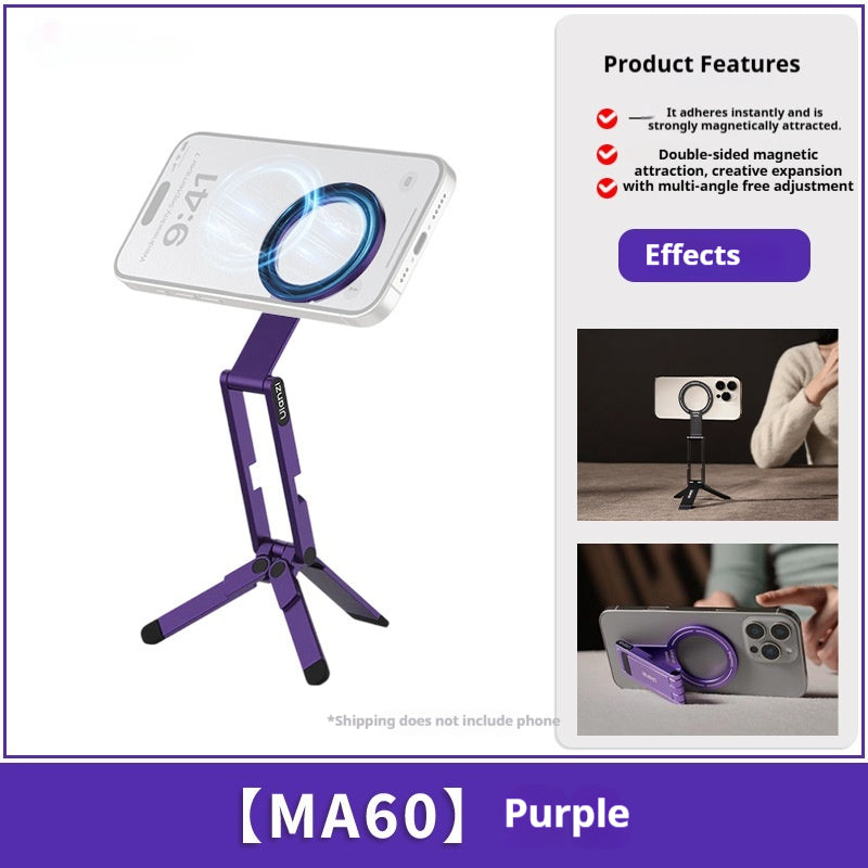 Trépied de téléphone magnétique pour la photographie Support portatif universel pour téléphones portables