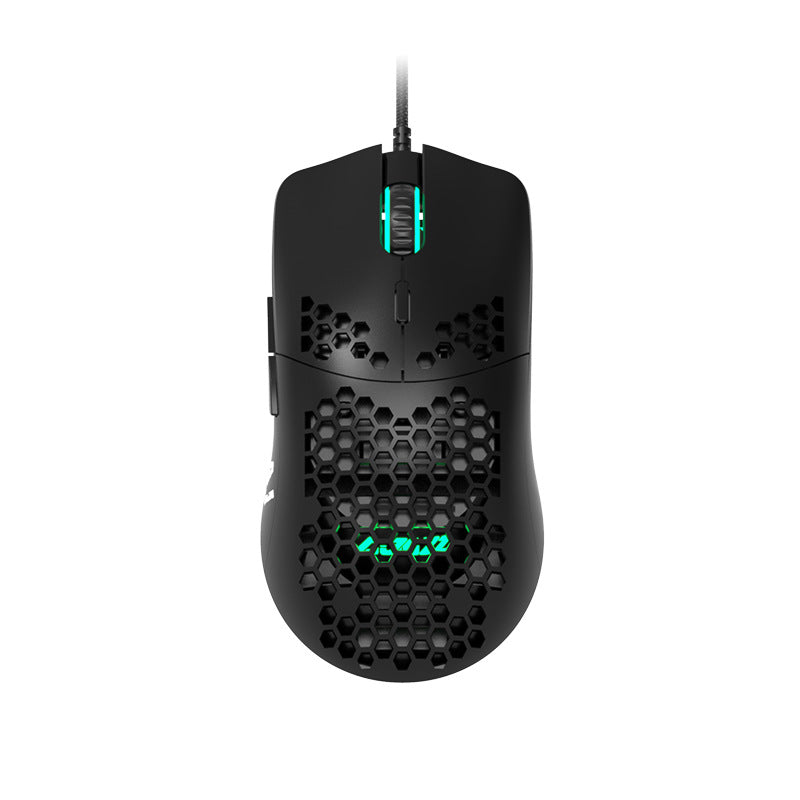 Souris de jeu filaire à trou creux léger