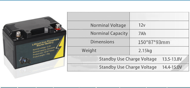 12V100ah Batterie de phosphate de fer de lithium