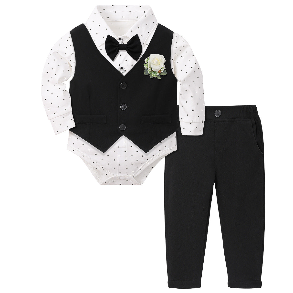 Style Un-Ancien anniversaire Robe Garçons Ensemble de costume Gentleman