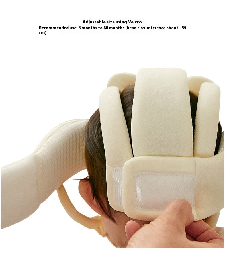 Bébé tout-petit Protection de la tête Chapeau anti-automne Mesh respirant