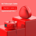 Câble de charge télescopique triangulaire à trois en un