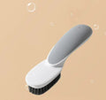 Household shoe wash brush grey white-1 piece