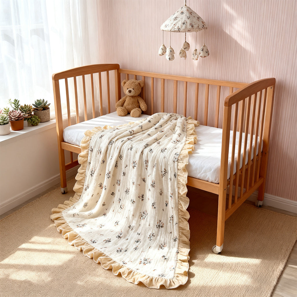 Double-Layer Padded Fabric Baby Blanket