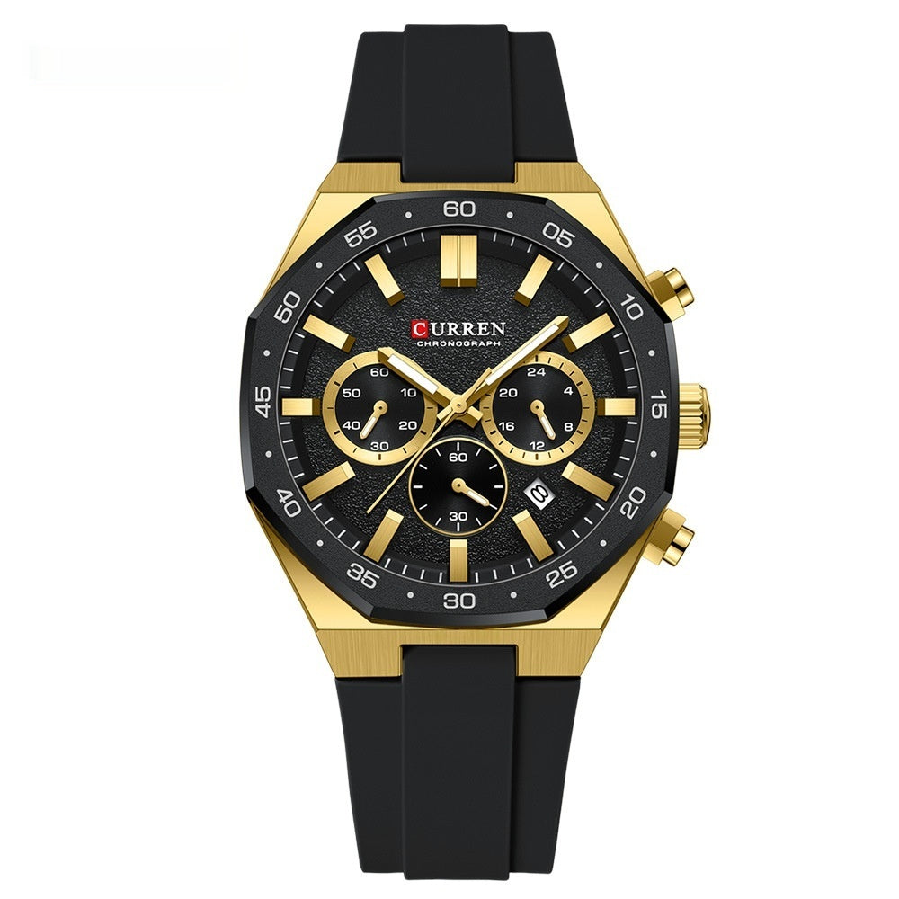 Waterproof Six-Hand Men's Watch Calendar