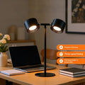 Lampe de bureau de charge LED lumière ambiante douce