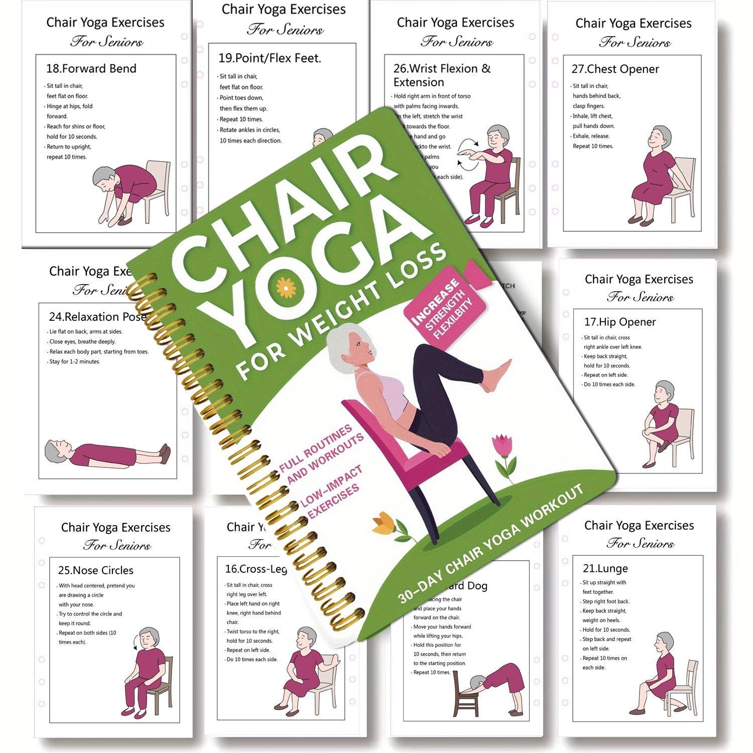 A530 Jours Guide de la chaise Yoga