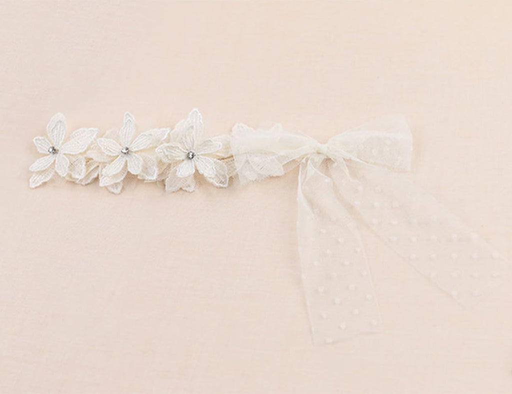 Bébé Filles Mignon Bow-noeud Bandeau de tête Soft Dentelle Bandeau de cheveux floral Nouveau-né Bébé Tout-petits Enfants