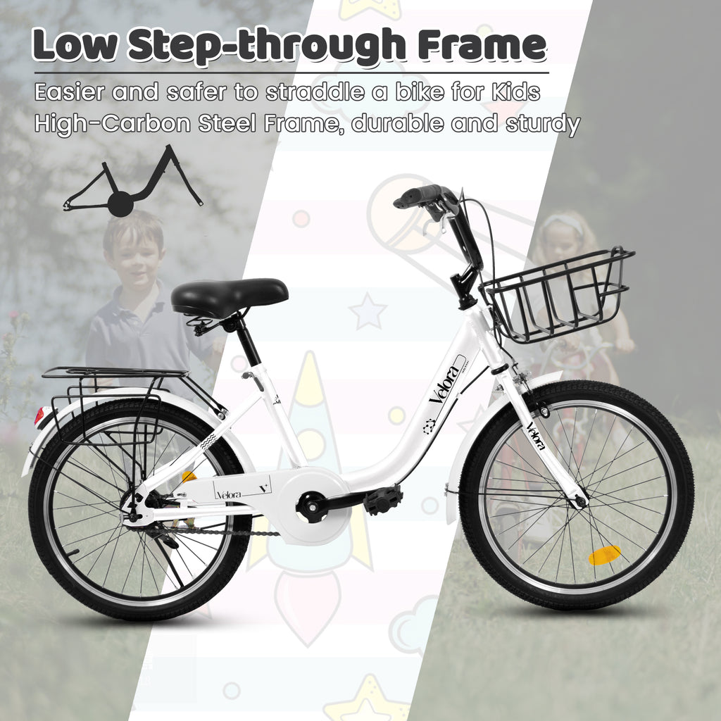 A20182 Vélo enfant de 20 pouces pour garçons et filles