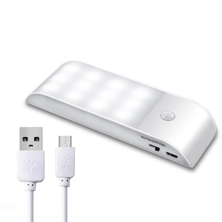 Lumière de nuit rechargeable du capteur