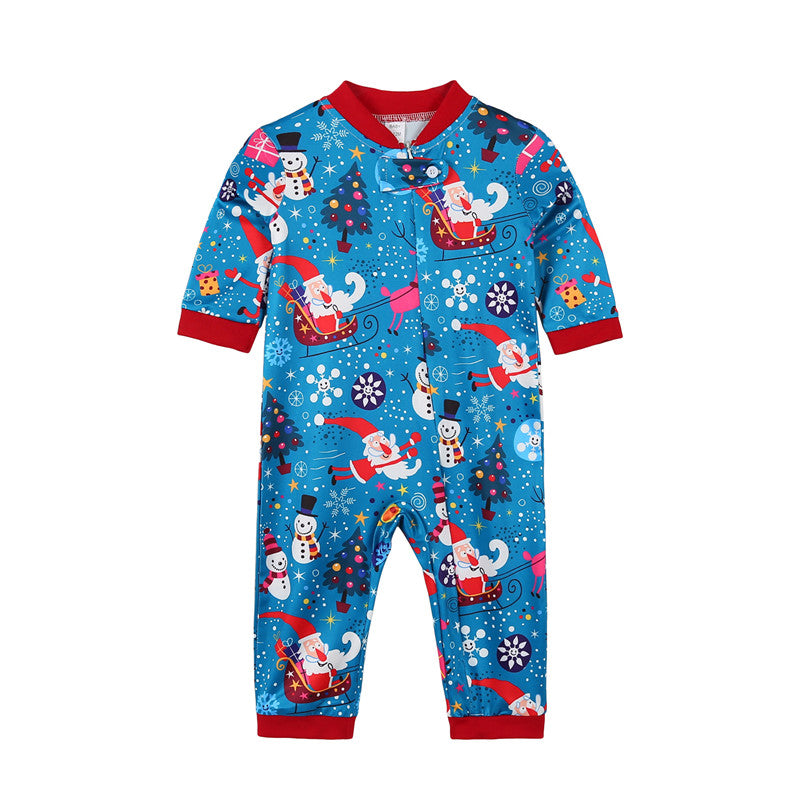 Parent-enfant Pyjama de Noël Parent-enfant Loisirs Ensemble d'usure