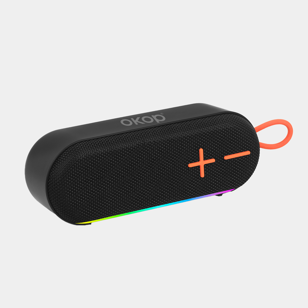 KP-845 Portable Bluetooth Outdoor Haut-parleur sans fil Portable radio FM compatible RGB L