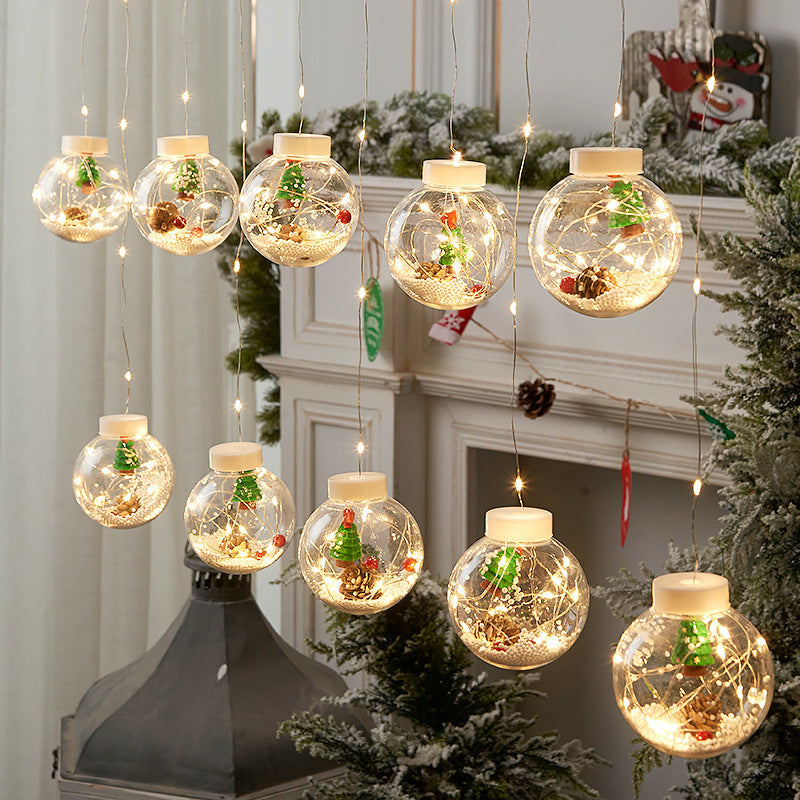 Décoration créative LED de Noël Wish Orbs Rideau de lumière