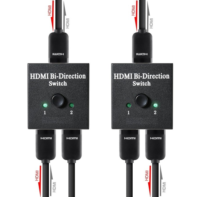 HDMI bidirectionnel deux dans un interrupteur extérieur