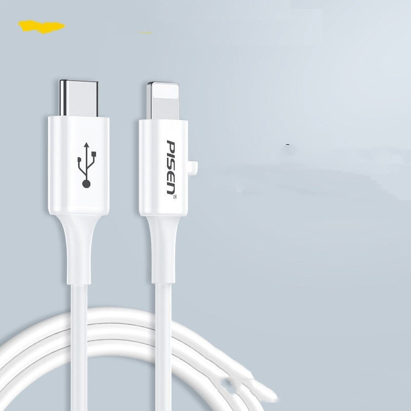 Câble de chargeur rapide blanc Ligne unique