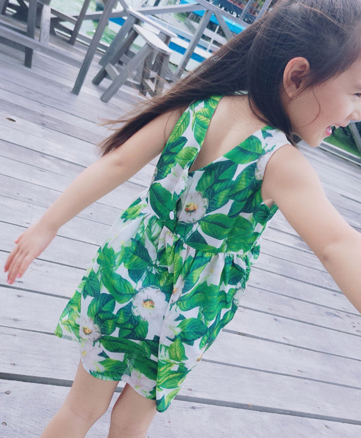 Robe d'été plage parent-enfant